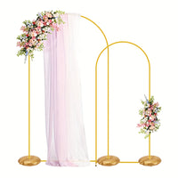 Round Metal Arch Stand for Wedding & Birthday Decorations