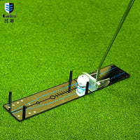 Golf Putting Alignment Mirror Training Aid with Foldable Design for Indoor Practice