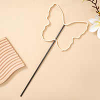 Chinese Style DIY Handheld Fan Frame Kit with ABS Ribs and Black Handle