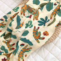 Double-Layer Gauze Bamboo Fiber Digital Print Fabric for Loungewear and Homewear