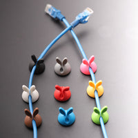 Rabbit Cable Organizer Clips for Desk and Mouse Cable Management