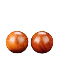 Rosewood Hand Exercise Balls for Seniors, Wooden Massage Therapy Spheres