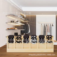 Wooden Belt Storage Box with Compartments for Belts, Watches, and Accessories