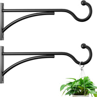 Outdoor Iron Wall Mount Bracket for Bird Feeders, Planters, and Lanterns