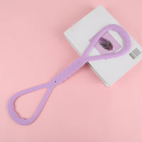Silicone Figure-8 Yoga Resistance Band for Shoulder Opening and Back Stretching