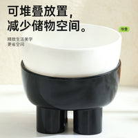 Pet Elephant Leg Bowl for Cats and Dogs - Anti-Tip, Neck Protection, Large Caliber Food and Water Dish