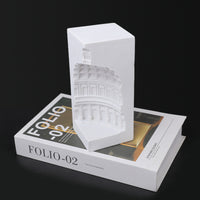 European Pantheon Dome Architectural Model Ornament for Living Room and Study