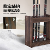 Konllen Billiard Cue Rack Floor Stand Pool Stick Holder