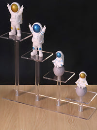 Acrylic Tiered Display Stand for Collectibles, Perfumes, and Jewelry