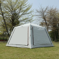 Outdoor Automatic Pop-Up Dome Tent with Sunshade, UV Protection, Rainproof, and Mosquito Net for Camping