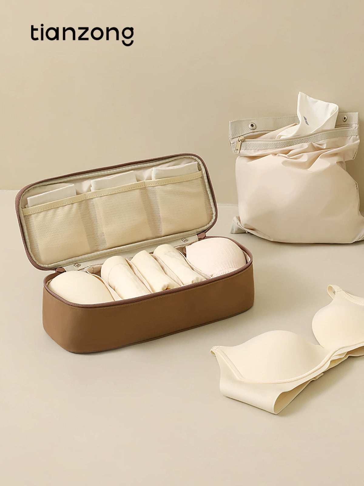 Travel Underwear and Socks Organizer Bag for Luggage
