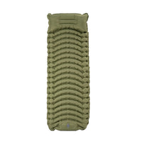Inflatable Camping Sleeping Pad with Foot Pump, Thickened Outdoor Tent Mat for Hiking Backpacking