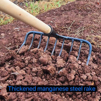Multi-tooth Reinforced Thickened Rake, Upgraded Durable Agricultural Tool