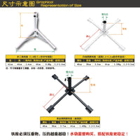 Outdoor Patio Umbrella Base Stand Heavy Duty Cross-Shaped Iron Base for Market Umbrellas