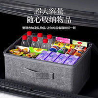 Premium Foldable Car Trunk Organizer Storage Box