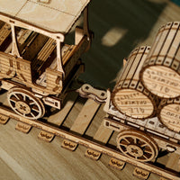 Adult 3D Wooden Puzzle - Wine Transport Truck Model Kit