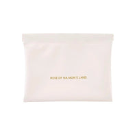 Self-Closing Portable Pouch for Cosmetics, Glasses, and Small Items