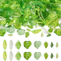 Acrylic Mini Leaf Beads for DIY Jewelry Making, Bracelets, Necklaces, Earrings