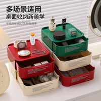 Dopamine Desktop Organizer High-Value Cute Office Storage Box Light Luxury Advanced Kids Creative New Home Use