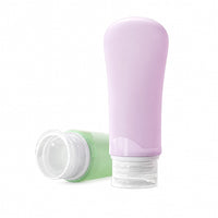 Silicone Travel Bottles Set for Toiletries and Cosmetics - Refillable, Leak-Proof Containers for Shampoo, Lotion, and More