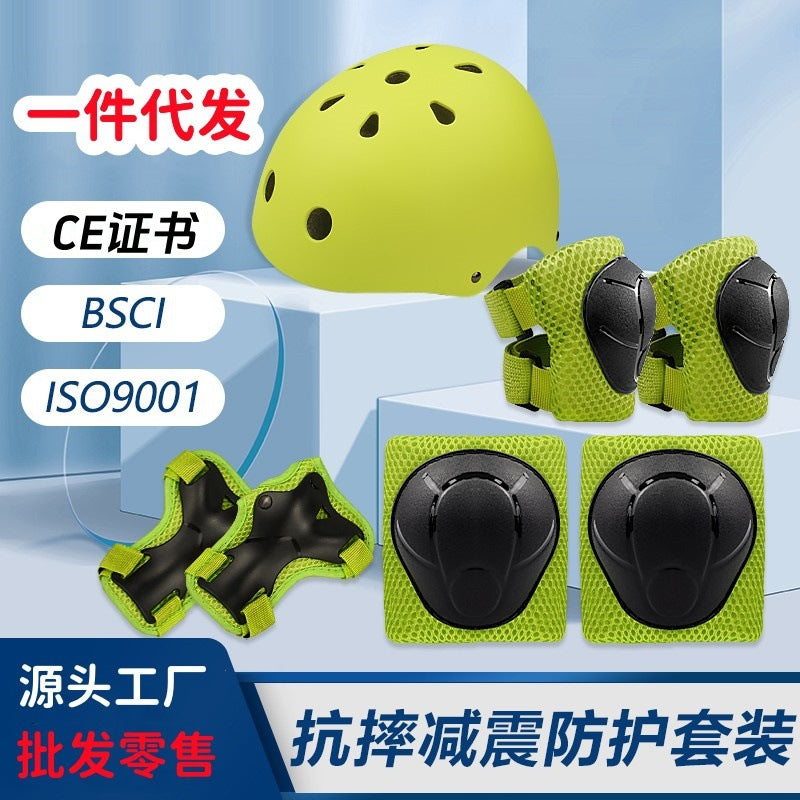AIDY Kids' Roller Skating Helmet and Protective Gear Set for Balance Bikes and Skateboards