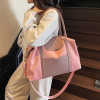 Fashion Color-Block Outdoor Sports Gym Yoga Bag Lightweight Travel Duffel