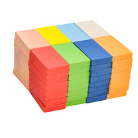 Colorful Building Block Dominoes Set, Educational Toy for Kids