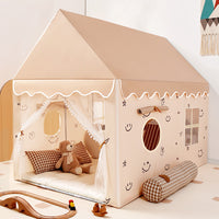 Kids' Extra-Long Indoor Play Tent Princess Castle Playhouse with Mosquito Net