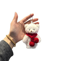 Plush Bear Keychain Christmas Gift
