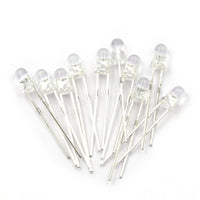 TELESKY 3mm Green LED Diodes, Round Head, High Brightness (20 Pack)
