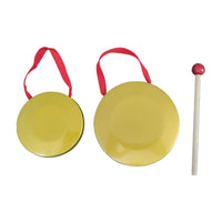 Mini Copper Gong Cymbals for Kids, Percussion Instrument for Early Education and Performance