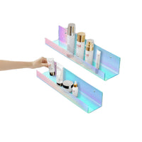 Acrylic Floating Wall Shelf Invisible Display Rack for Collectibles and Decor