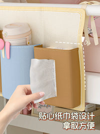 Dorm Bedside Hanging Storage Bag Multi-functional Large Capacity Organizer for Student Dormitory