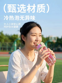 Spray Water Bottle for Students, High-Capacity, High-Temperature Resistant, Outdoor Sports Hydration