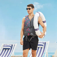 Adult Professional Buoyancy Life Vest for Boating, Jet Skiing, Fishing, and Water Rescue