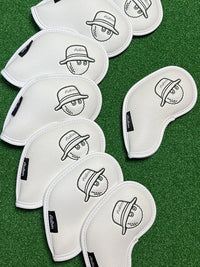 Golf Iron Head Covers Set (8 pcs) with Magnetic or Velcro Closure