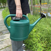 Large Capacity Long Spout Watering Can with Detachable Sprinkler Head for Garden Plants