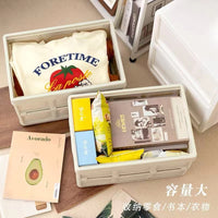 Foldable Outdoor Camping Storage Box with Waterproof Bag for Car Trunk Organization