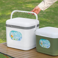 Portable Insulated Cooler Box for Camping and Food Transport