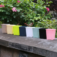 Meiwei Square Plastic Succulent Planter Pot with Breathable Root Control for Roses and Clematis Cuttings