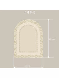 Children's Room Study Chair Desk Mat Round Carpet for Swivel Computer Chair