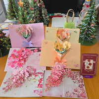 3D Pop-Up Teacher's Day Greeting Card with Envelope, Creative Thank You Gift for Teachers