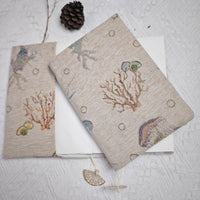 Adjustable Fabric Book Cover for Notebooks and Journals