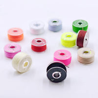 Household Sewing Machine Bobbins with Thread, Colorful Plastic Spools for Universal Sewing Machines, Small Sewing Accessories