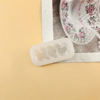 Heart Cream Strip Accessory Silicone Mold for DIY Crafts, Candles, and Resin Art