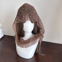 Dunhuang Desert Photography Veil Tribal Exotic Headdress Wasteland Style Hollow Scarf Accessory