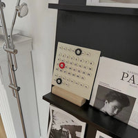 Retro DIY Perpetual Calendar Countdown Desktop Ornament