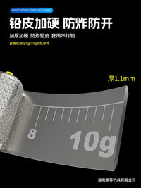 Embossed Anti-Explosion Double-Core Fishing Sinker with Scale, Quick Lead Seat