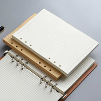 Vintage A5/A6/A7 6-Hole Loose Leaf Notebook Refills - Kraft or Woodfree Paper