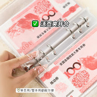 Large Capacity Cash and Commemorative Banknote Collection Album with Detachable Pages